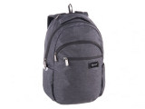 Rucsac ergonomic pentru scoala cu compartiment laptop,model Prime Dark Gray,49x30x23 cm, Pulse