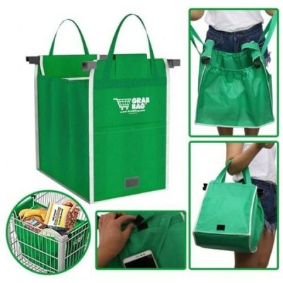 Set 2 sacose pliabile pentru cumparaturi,Grab Bag foto