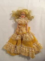 Papusa Geta Aradeanca Barbie, anii 80, de cauciuc, 30cm foto