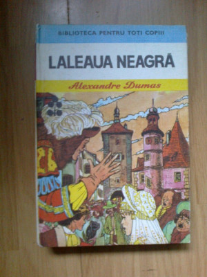 k0a Laleaua neagra - Alexandre Dumas (cartonta, cu ilustratii) foto