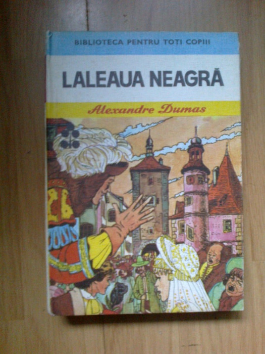k0a Laleaua neagra - Alexandre Dumas (cartonta, cu ilustratii)