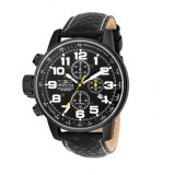 Invicta I-Force 3332 Ceas Bărbați Cronograf Quartz Cadran Negru Curea Piele 46mm
