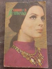 Almanahul Femeia 1970 foto
