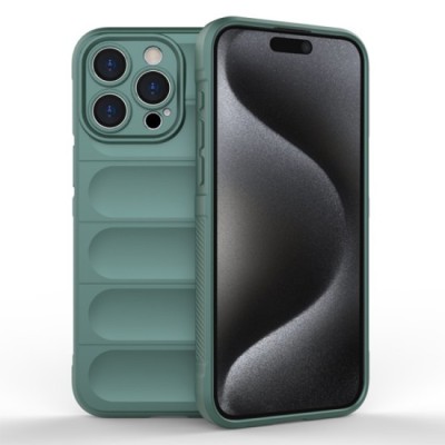 Husa pentru iPhone 15 Pro - Techsuit Magic Shield - Green foto