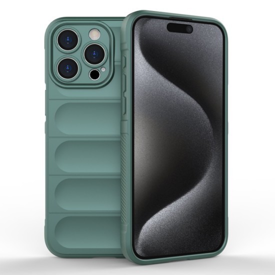 Husa pentru iPhone 15 Pro - Techsuit Magic Shield - Green