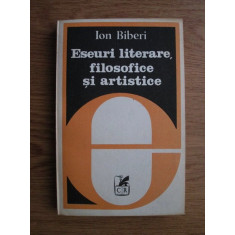 Ion Biberi - Eseuri literare, filosofice si artistice