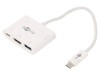 Adaptor HDMI 2.0 USB 3.0 0,15m Alb 60W, Goobay