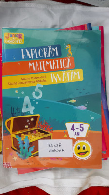 EXPLORAM MATEMATICA INVATAM 4-5 ANI STIINTE MATEMATICA CUNOASTEREA MEDIULUI foto