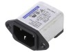 Conector Alimentare AC Soclu Tată 3A 250VAC IEC 60320 1.2mH