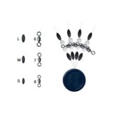 SET TRABUCCO ROLLING W/PEARL BEADS STOPPERS MARIME M 4SET/PLIC