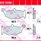 Set placute frana spate TRW MCB783SH - Suzuki GSR 600 - GSR-A 600 - GSX-R 600 - GSX-R 750 - V-Strom 1000 - GSX-R 1000 - GSX-R 1300 B-King