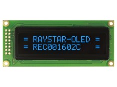 Afișaj OLED alfanumeric 16x2 albastru 85x36x10mm RAYSTAR OPTRONICS