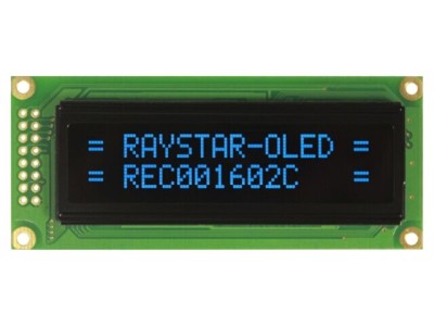 Afișaj OLED alfanumeric 16x2 albastru 85x36x10mm RAYSTAR OPTRONICS foto