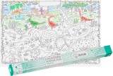 Cumpara ieftin Poster de colorat XXL cu dinozauri, 120 x 80 cm, Monumi, Mramiz