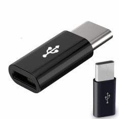 Adaptor micro USB la USB-C Raspberry Pi, negru