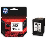 Cartus original HP 652 negru F6V25AE