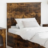 vidaXL Tăblie cap cu headboard Stejar fumuriu 90 cm Lemn compozit 887808