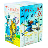 Cumpara ieftin The Complete Collection Wizard Of Oz Series 5 Books Collection Box Set By L. Frank Baum(3 In 1 Book)((Wonderful Wizard Of Oz, Marvelous Land Of Oz, Oz, PCS