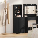 Cumpara ieftin Bufet cu sertar Stejar negru 40 x 40.5 x 135 cm Lemn compozit