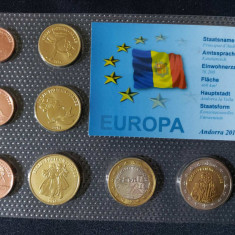 Set Euro - Probe - Andorra 2014 , 8 monede