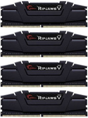 Memorie GSKill RipjawsV 128GB (4x32GB) DDR4 3200MHz CL16 Quad Channel Kit foto