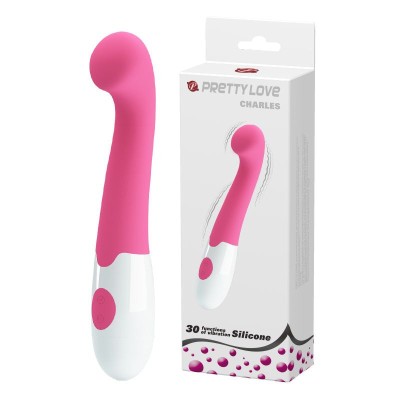 Mini vibrator din silicon cu 30 de functii de vibratii Pretty Love Charles 16cm foto