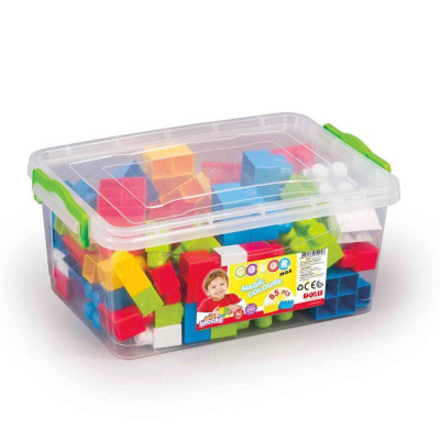 Cutie depozitare cu 85 cuburi PlayLearn Toys foto