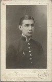 P2105N T&acirc;năr &icirc;n uniformă civilă rusească, perioada țaristă, fotografie pe carton