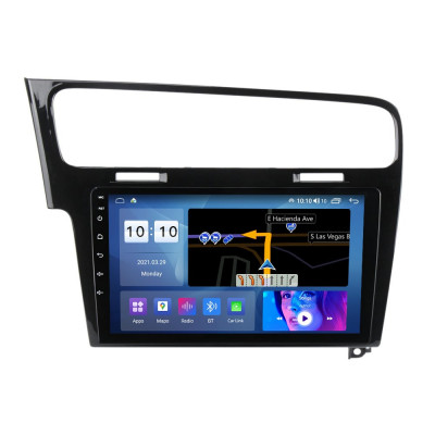 Navigatie Dedicata Volkswagen Golf 7 (2013-2020), Android, 10Inch, 8Gb Ram, 128Gb Stocare, Bluetooth, WiFi, Waze, Negru foto