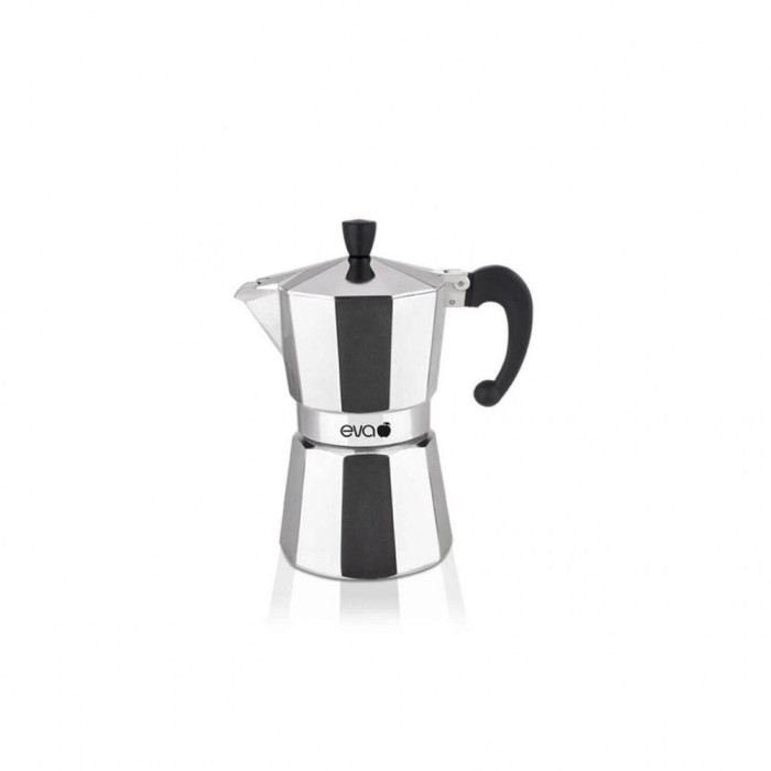 Espressor EVA Moka aluminiu 2 cesti