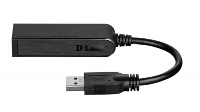 Adaptor D-Link USB 3.0 la Gigabit Ethernet, USB la RJ45 pentru retea, DUB-1312 - RESIGILAT foto