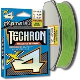 Fir Textil KAMATSU Techron Micro Braid X4, Lime Green, 0.08mm, 4.84kg, 150m