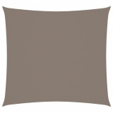 VidaXL Parasolar, gri taupe, 6x6 m, țesătură oxford, pătrat