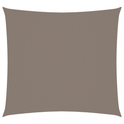 Parasolar, gri taupe, 3x3 m, tesatura oxford, patrat GartenMobel Dekor foto