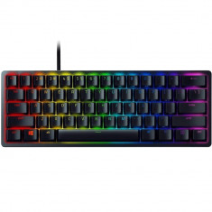 Tastatura Gaming Cu Cablu Detasabil Huntsman Mini Keyboard, TKL, Iluminare RGB, Comutatoare Optice Razer Clicky, Violet foto