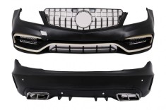 Pachet Exterior Mercedes C-Class W204 (2007-2015) Conversie la W205 C63 Design Performance AutoTuning foto