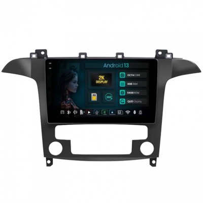 Navigatie 2K Ford S-Max Galaxy (2006-2015) 4GB RAM Android 13 Octacore Slot Sim 4G DSP GPS Wi-FI Carplay Android Auto USB Bluetooth Waze Touchscreen 9 foto