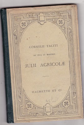 bnk ant Tacitus - Cornelii taciti - De vita et moribus Julii Agricola foto
