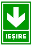 Semn de iesire cu sageata in jos