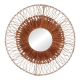 Cumpara ieftin Oglinda Cermine Boho Pako World Natural 80x80x12 cm
