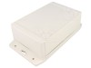 Carcasa universala Hammond IP67 ABS gri 120x180x62mm cu lame fixare 1555HF42GY