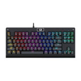 Cumpara ieftin Tastatura gaming mecanica Redragon Dark Avenger neagra iluminare RGB