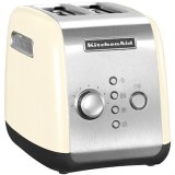 Prajitor de paine KitchenAid Almond Cream 5KMT221EAC, 1100W, 2 sloturi, Crem