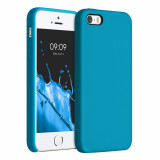Cumpara ieftin Husa pentru iPhone 5 / iPhone 5s / iPhone SE, Silicon, Albastru, 42766.224, Carcasa, Kwmobile