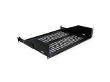 Sertar fix 440x350mm, max. 25kg 2U pentru cabinet 19" Negru, Value 26.99.0433