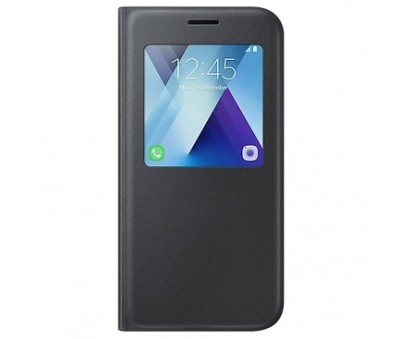Husa de protectie Samsung S View Standing Cover Black A5 2017 S View Standing Cover Black foto