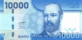 CHILE █ bancnota █ 10000 Pesos █ 2009 █ P-164a █ UNC █ necirculata