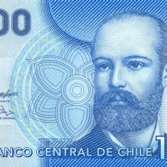 CHILE █ bancnota █ 10000 Pesos █ 2009 █ P-164a █ UNC █ necirculata