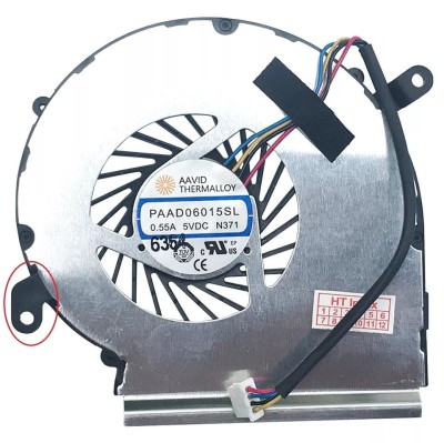 Cooler placa video Laptop, MSI GV72 7RD, 7RE, MS-1799, PAAD06015SL, N284, N371, N403, 5V, 0.55A, 4 pini, GPU foto