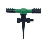Cumpara ieftin Aspersor rotativ automatic cu 2 brate, 8 duze pulverizare, 360 grade, MD901, verde